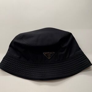 Prada Classic Black Bucket Hat